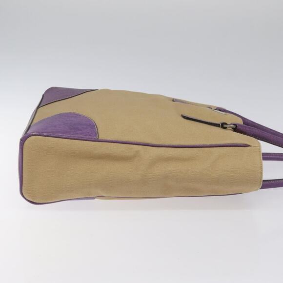 PRADA Tote Bag Canvas Beige - Picture 4 of 9